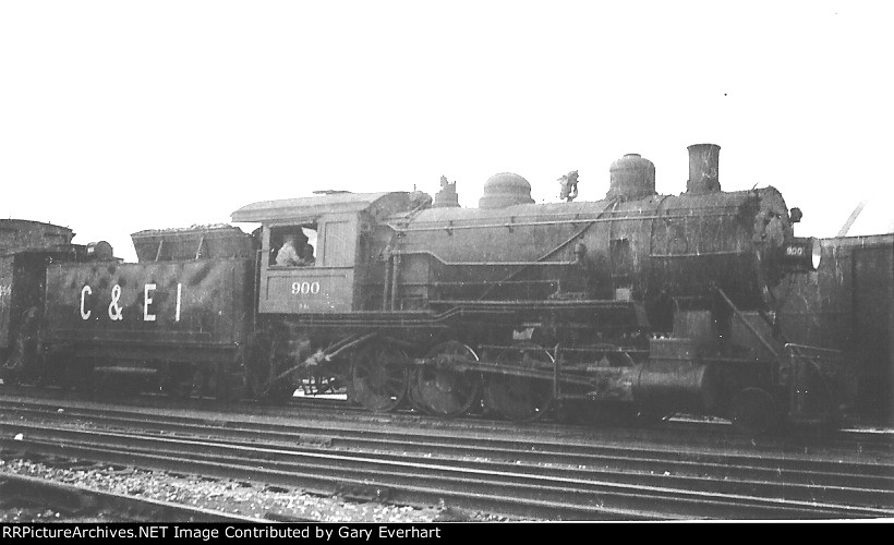 CEI 2-8-0 #900 - Chicago & Eastern Illinois